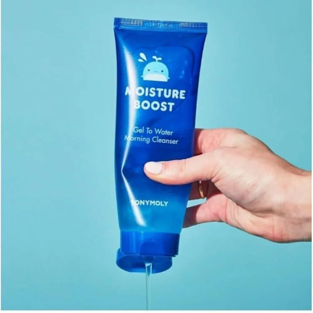 TONYMOLY Moisture Boost Gel To Water Morning Cleanser, 6 oz. (New)